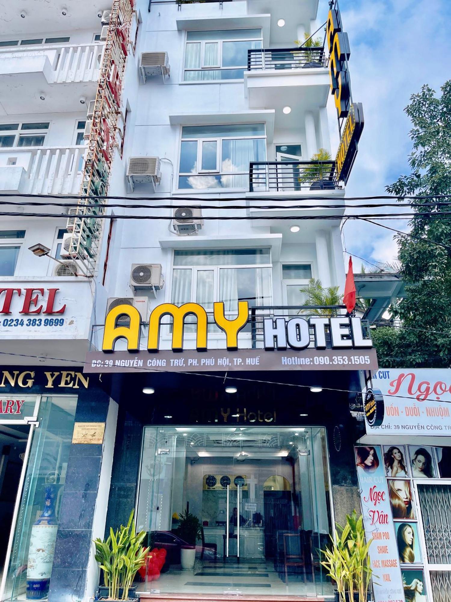 Amy Hotel Hue Buitenkant foto