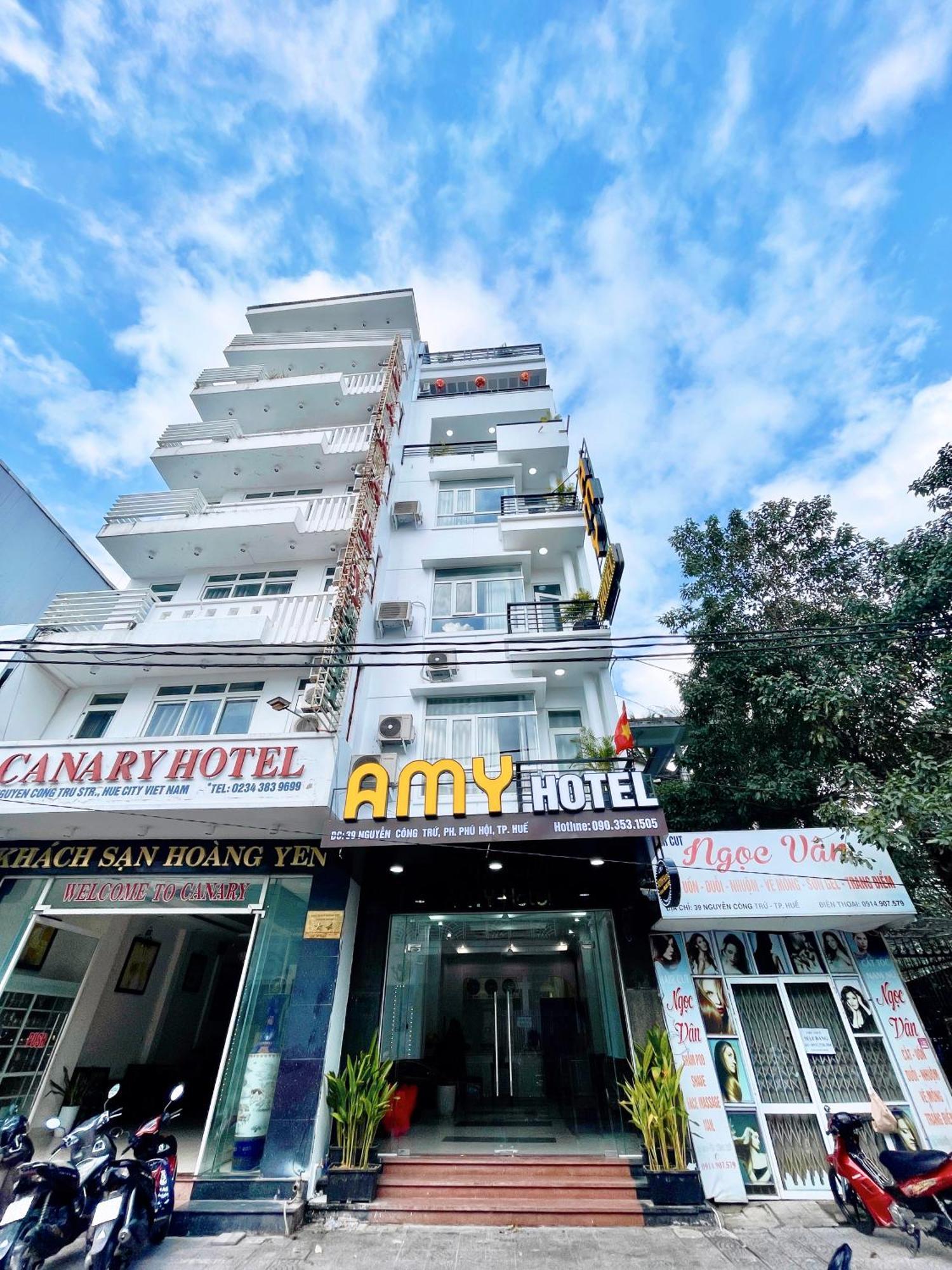 Amy Hotel Hue Buitenkant foto